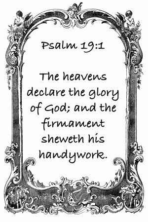 Psalm 19 1 7WB